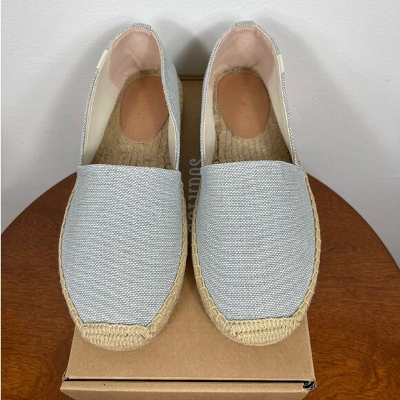 New Soludos Dali Espadrilles in Chambray Women's Size 10 - Picture 1 of 8